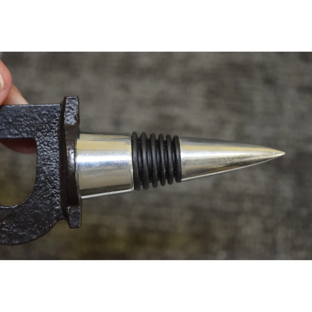 Cast Iron Wrought Iron Look LETTER B Top Wine Bottle Stopper Bar Accessory